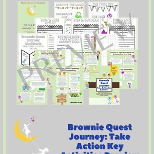 Girl Scout Brownie Quest Journey Plan Activities - Educational ...