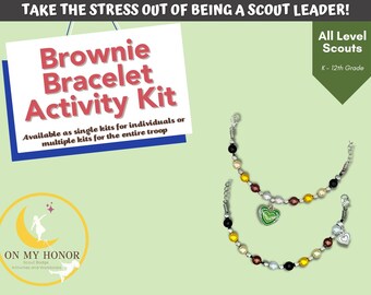 Brownie Girl Scouts Bracelet Activity Kit - Craft Kit for Children