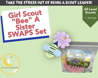 Scouts Bee A Sister to Every Scout SWAPS Activity Kit - Daisies Brownies Juniors - Craft Activity Set