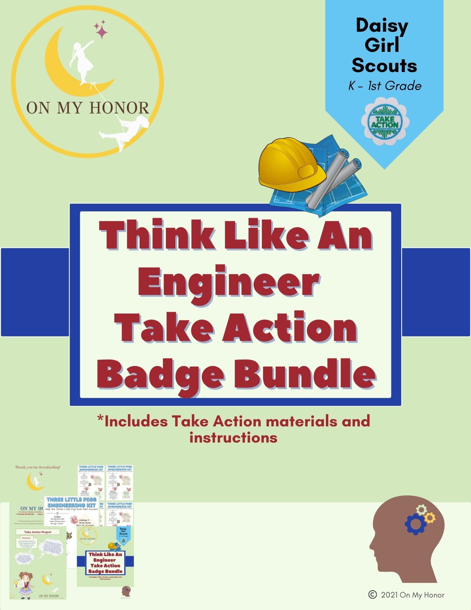 Girl Scout Daisy Think Like an Engineer Journey Activity Plan Etsy