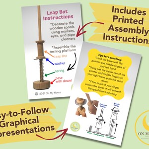 Brownie Girl Scouts Leap Bot Activity Kit: Engineering Badge - Educational STEM Project for Girls image 3