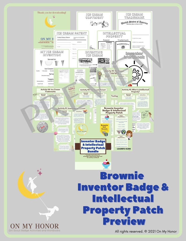 Girl Scout Brownies Inventor Badge Activity Plan Etsy UK