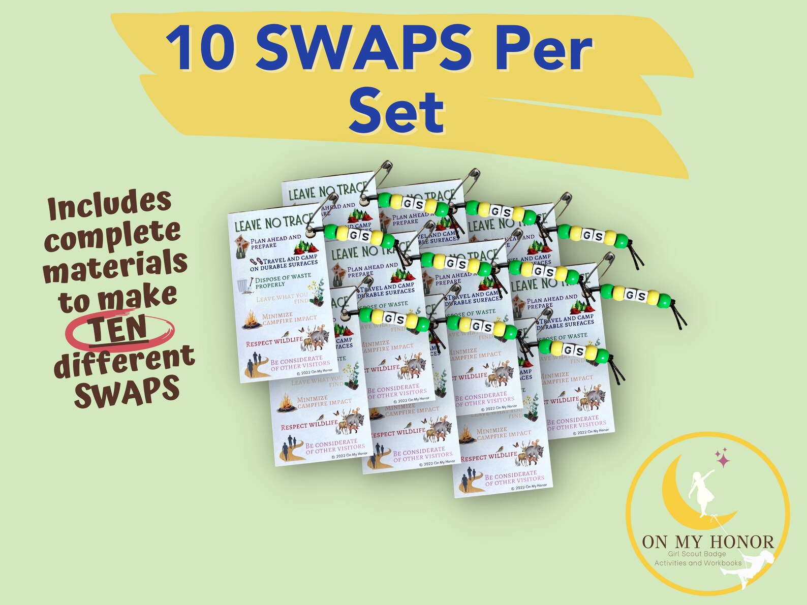 Girl Scout Leave No Trace SWAPS Activity Kit Daisies - Etsy
