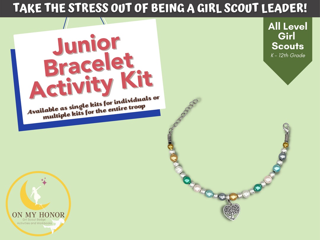 Girl Scout Junior Bracelet Activity Kit Craft Kit for Children Daisy