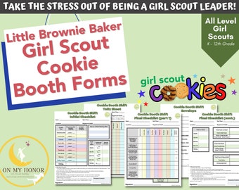 Girl Scout Cookies Goal Sales Tracker Daisies Brownies Juniors | Etsy