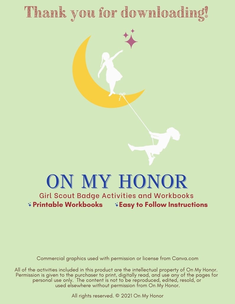 Girl Scout Financial Tracking Spreadsheets Financial Report Etsy