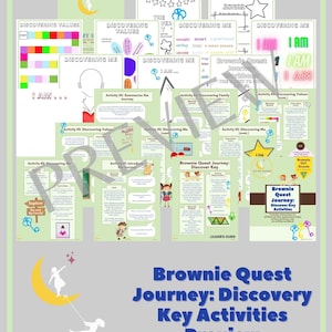 Girl Scout Brownie Quest Journey Plan Activities - Educational ...