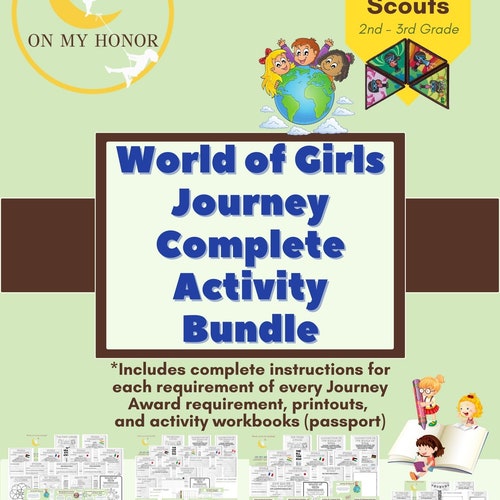Girl Scout Brownie Quest Journey Plan Activities Educational Etsy
