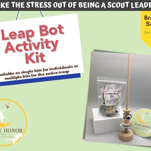 Brownie Girl Scouts Leap Bot Activity Kit: Engineering Badge - Educational STEM Project for Girls