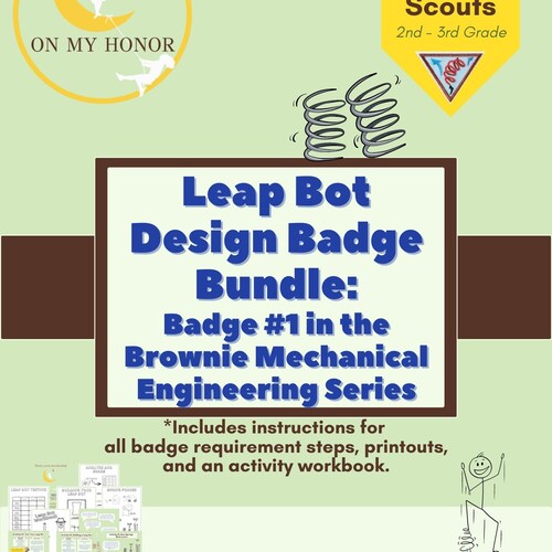 Girl Scout Brownies Automotive Badge Bundle Activities Etsy