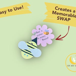 Scouts Bee A Sister to Every Scout SWAPS Activity Kit - Daisies Brownies Juniors - Craft Activity Set image 3