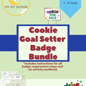 Daisy Scouts Cookie Goal Setter Badge Plan Activities: Financial Educational Cookie Activities