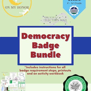Girl Scout Daisy Democracy Badge Activity Plan - Ballot Voting Activity - Educational Activities - Learning Activity