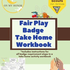 Girl Scout Brownies Fair Play Badge Activity Plan - Take Home Workbook ...