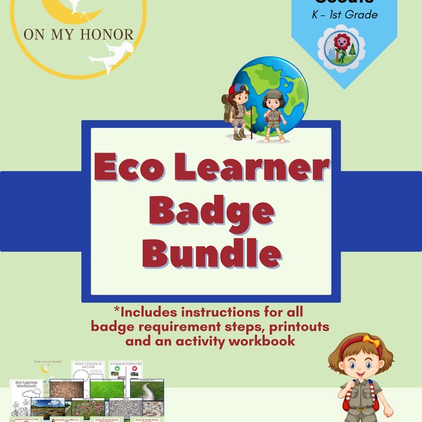 Girl Scout Daisy Eco Learner Badge Plan Activity - Educational Activities - Learning Activity - Leave No Trace Principles