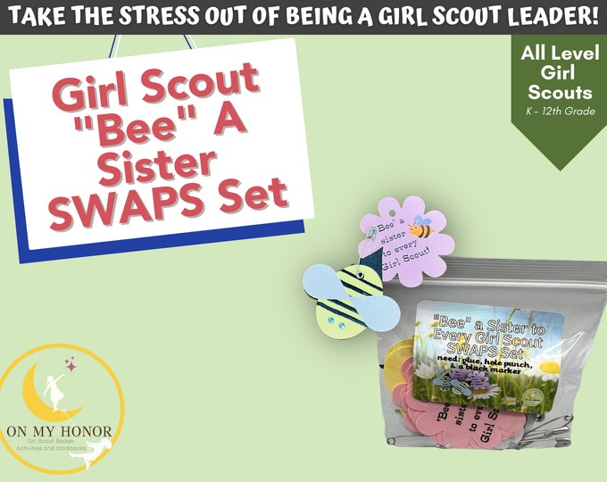 SWAP Girl Scout Swaps Daisy Set of 20 - Etsy