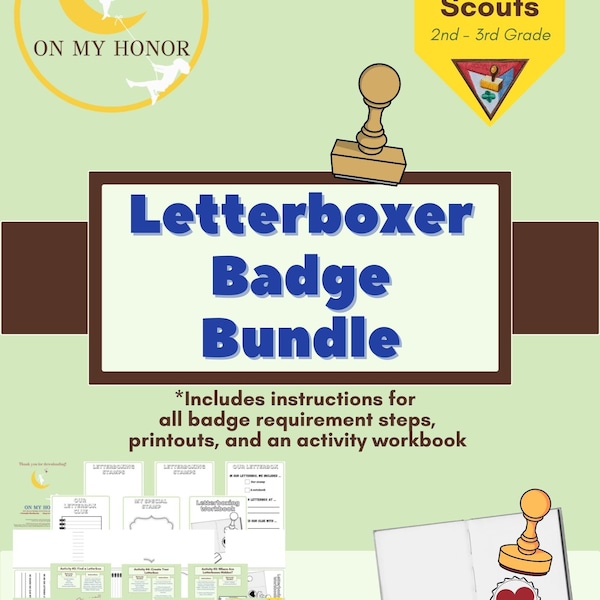 Girl Scout Brownies Letterboxer Badge Activity Plan - Educational Activities - Learning Activity for Children