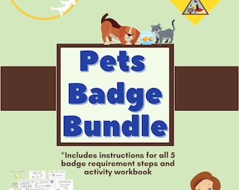 Girl Scout Brownies Pets Badge Activity Plan - Educational Activities - Learning Activity for Children