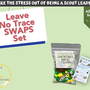 Leave No Trace Girl Scouts SWAPS Activity Kit: Daisies Brownies & Juniors Badge - Outdoor Education Craft Bild 1