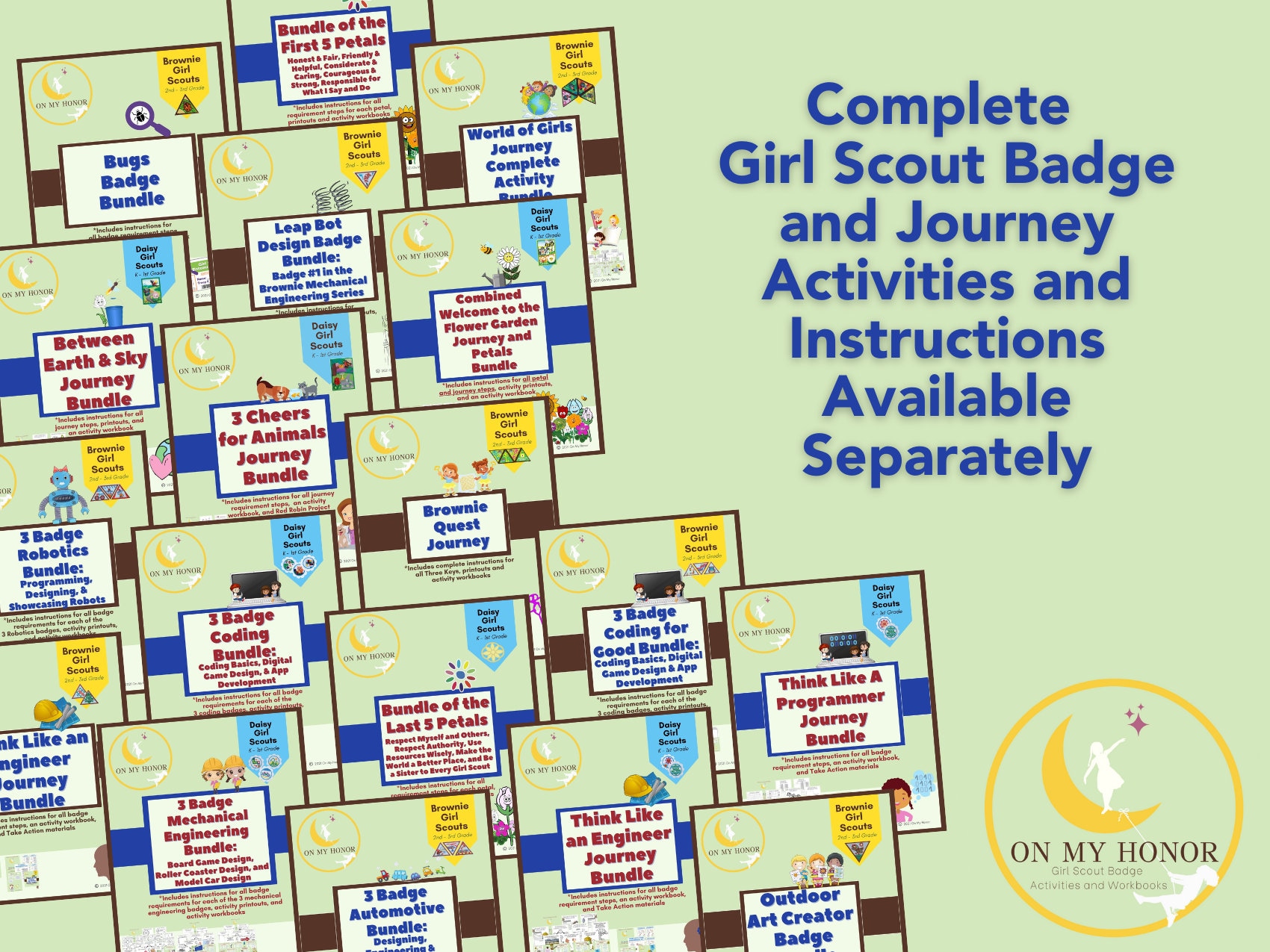 Girl Scout You Have Been Booed Printable Cards Labels Daisies Brownies ...