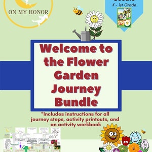 Girl Scout Daisy Welcome to the Flower Garden Journey Activity Plan Bundle - Educational Activities - Learning Activity