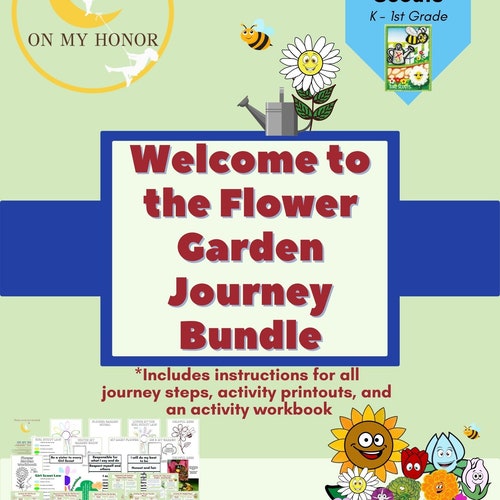 Girl Scout Daisy to the Flower Garden Journey Activity Etsy