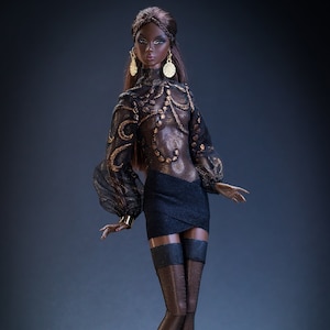 Long Dress With Sleeves for Integrity Toys Poppy Parker Nu