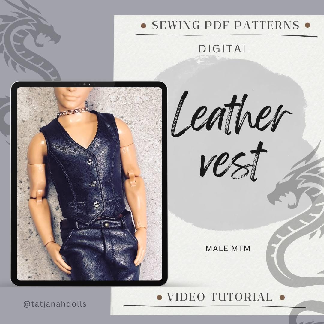 Doll Leather Vest - Main Image