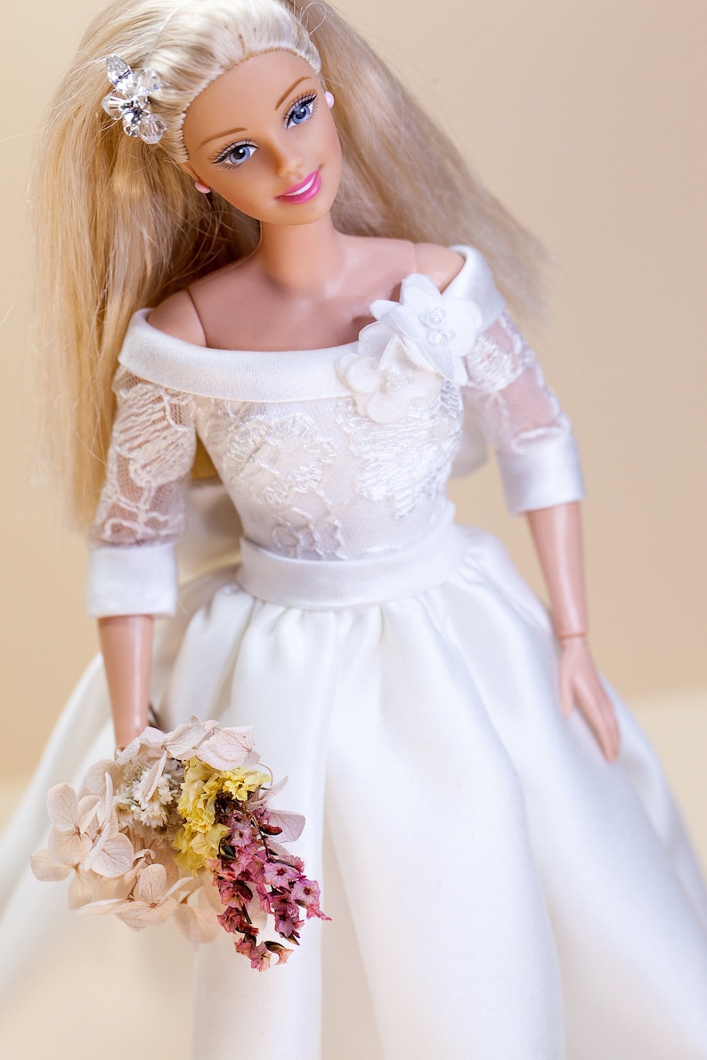 PDF Digital Pattern bridal dress, ball gown dress for Barbie & Integrity toys dolls. VIDEO-tutorial. image 5