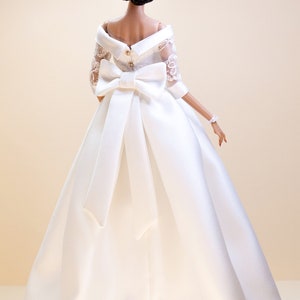 PDF Digital Pattern bridal dress, ball gown dress for Barbie & Integrity toys dolls. VIDEO-tutorial. image 4