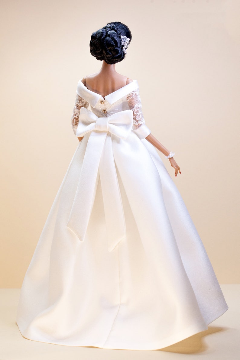 PDF Digital Pattern bridal dress, ball gown dress for Barbie & Integrity toys dolls. VIDEO-tutorial. image 4