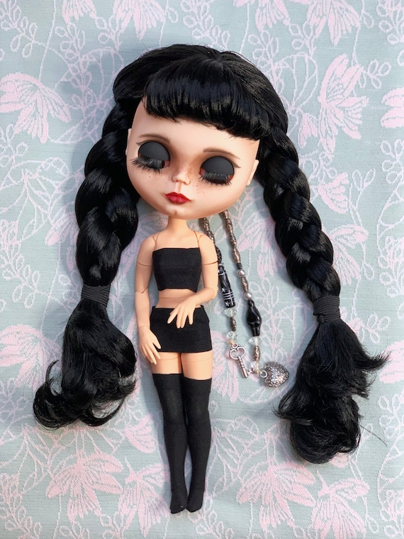 Black Dress. Blythe Doll Dress 1/6 Scale. Clothes. - Etsy Black Dress. Blythe Doll Dress 1/6 Scale. Clothes. - Etsy