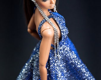 Abito Per Bambola In Maglia Verde Chiaro Scintillante Per Bambola - Foto 9