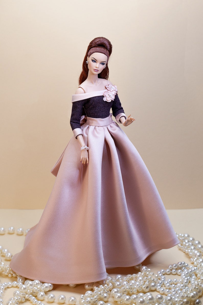 PDF Digital Pattern bridal dress, ball gown dress for Barbie & Integrity toys dolls. VIDEO-tutorial. image 10