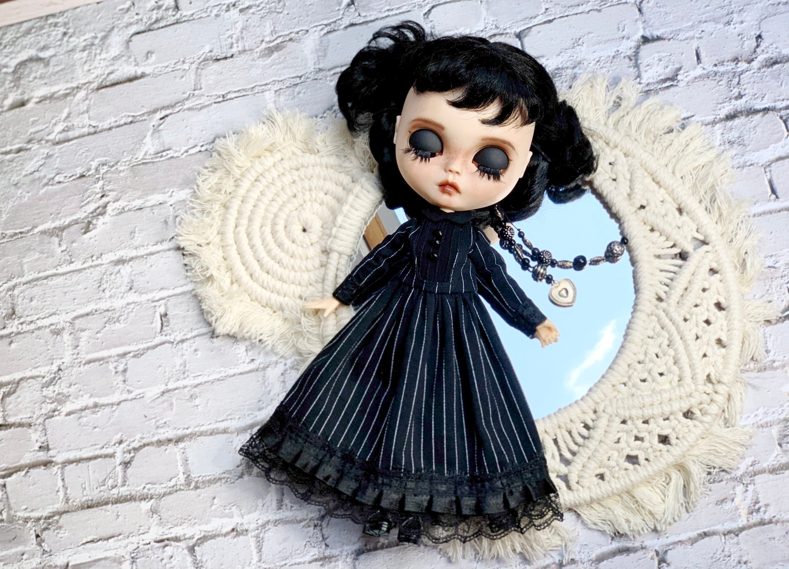Black Dress. Blythe Doll Dress 1/6 Scale. Clothes. - Etsy