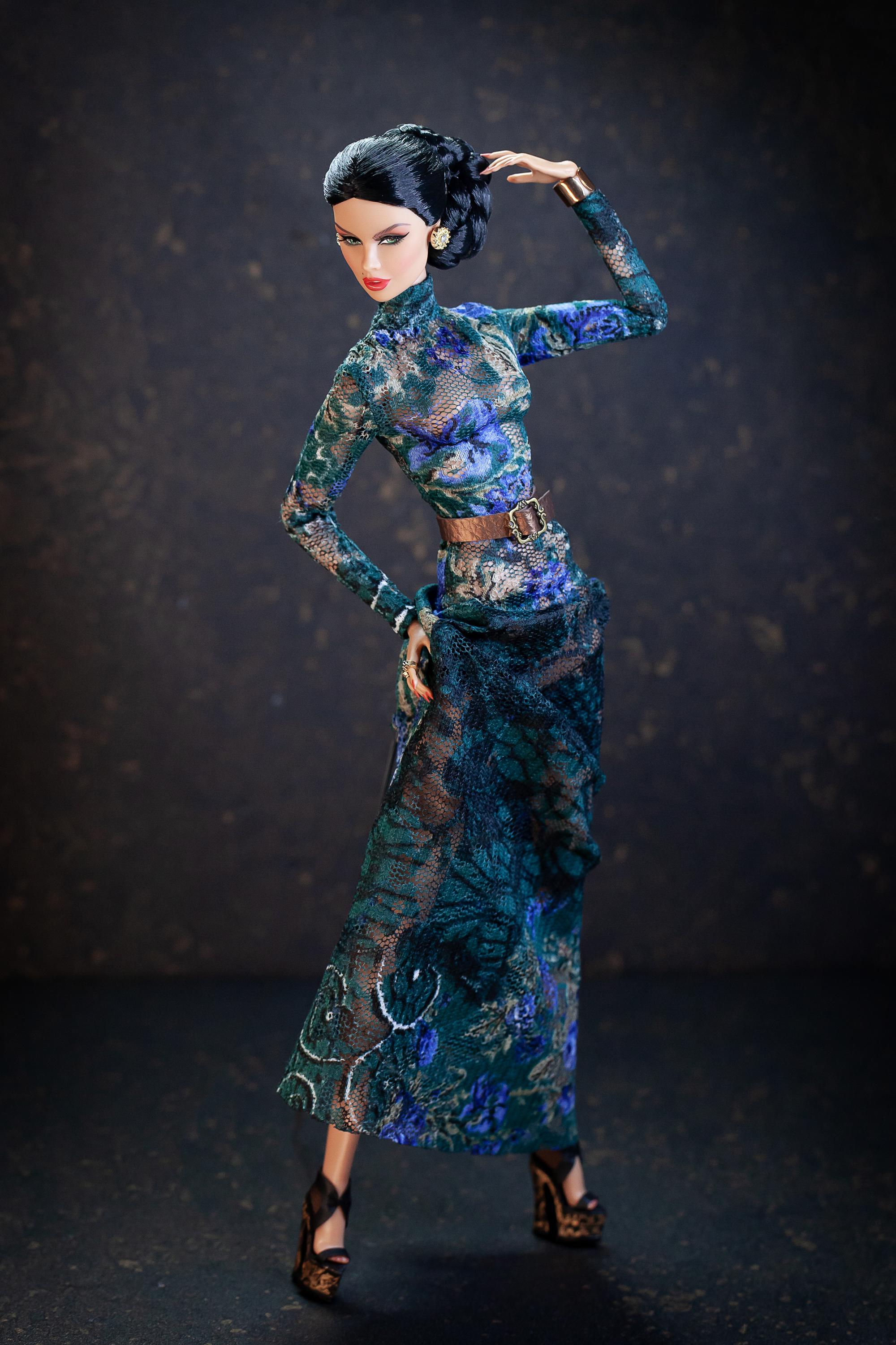 Long Dress With Sleeves for Integrity Toys Poppy Parker Nu