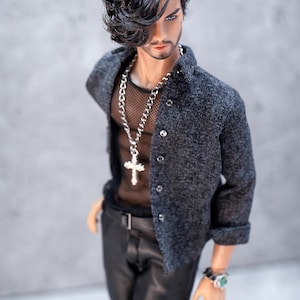 Leather Outfit for FR Homme Integrity Toys Fashion Royalty Male
