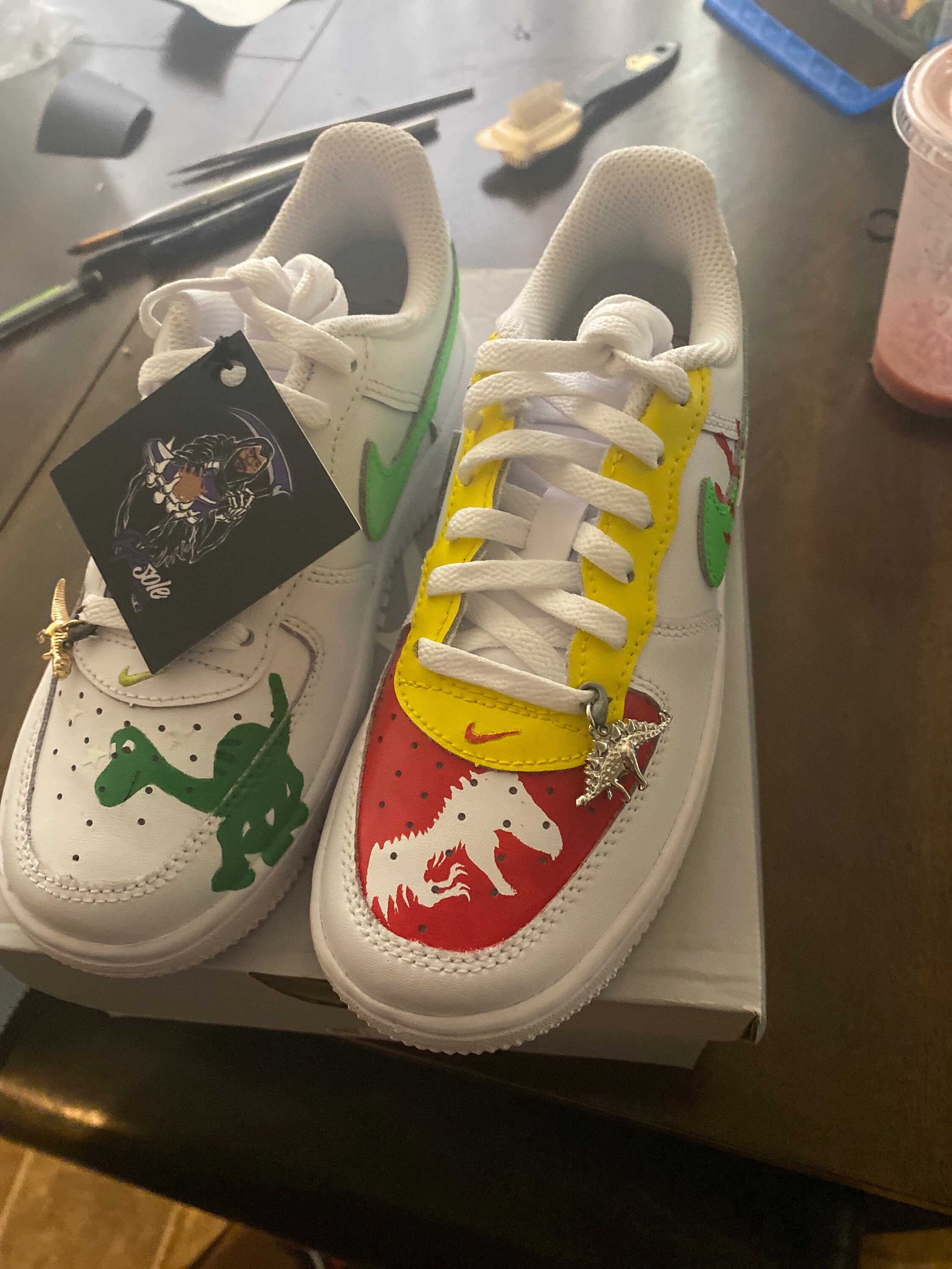 jurassic park custom shoes