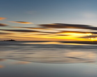 Vogelinsel Sonnenuntergang