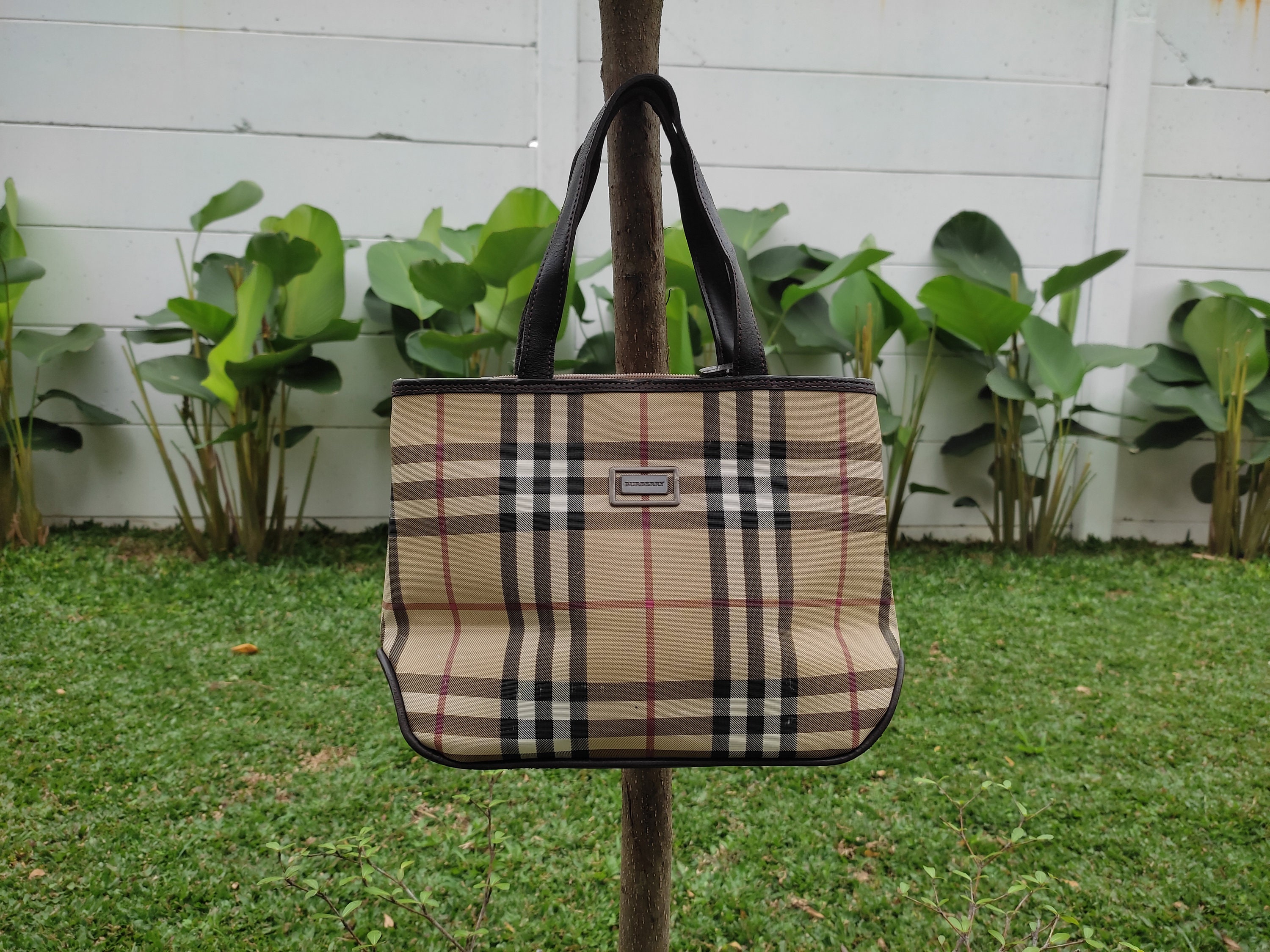 burberry nova tote bag