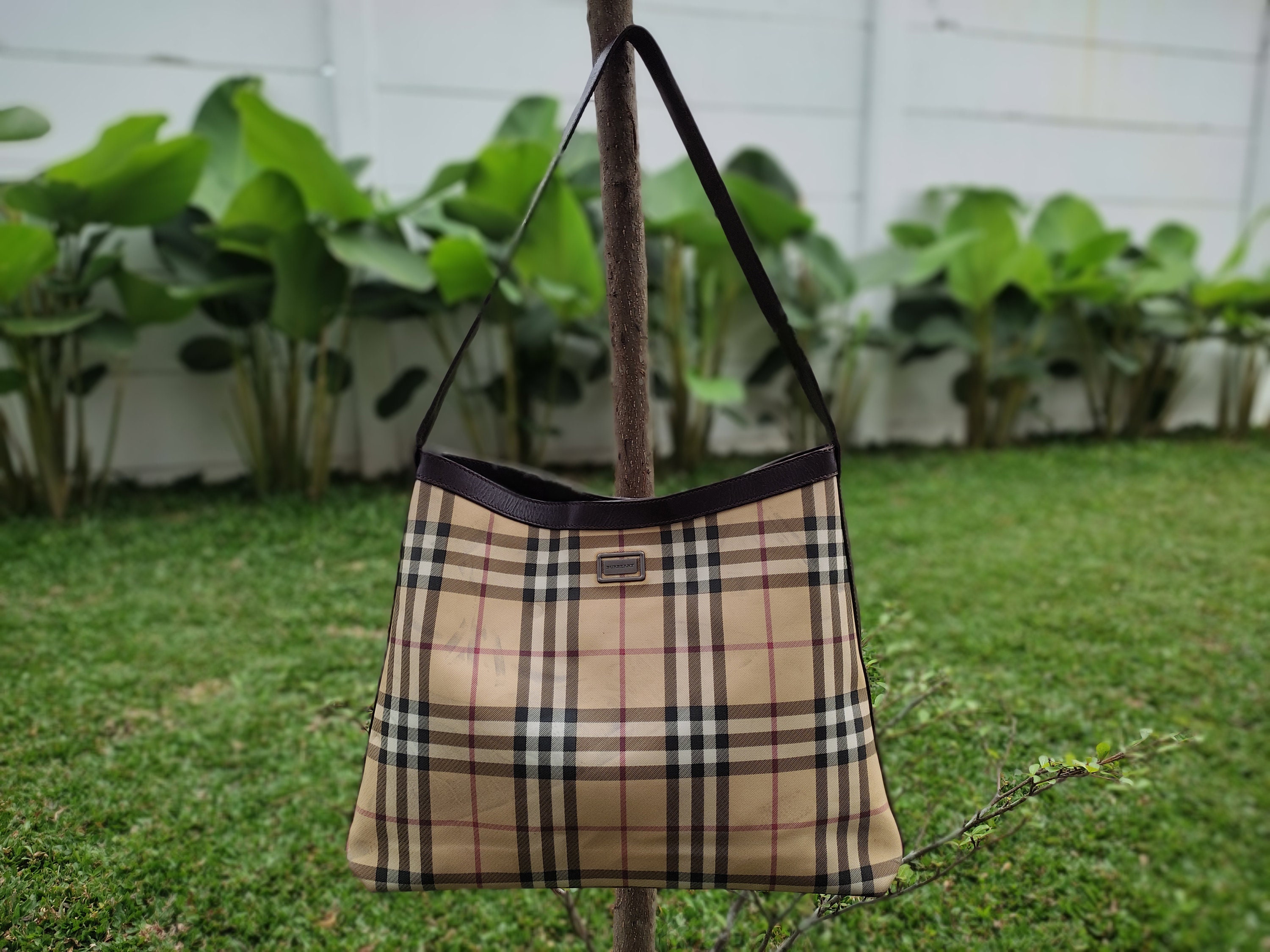 Onregelmatigheden Claire technisch Vintage Burberry Nova Check SchoudertasTote Tas Vrouwen Tas - Etsy Nederland