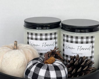 Warm Flannel Candle | Dulce De Leche | Fall + Winter 2022 Collection