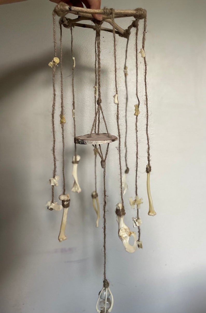 Bone Art Windchime Etsy
