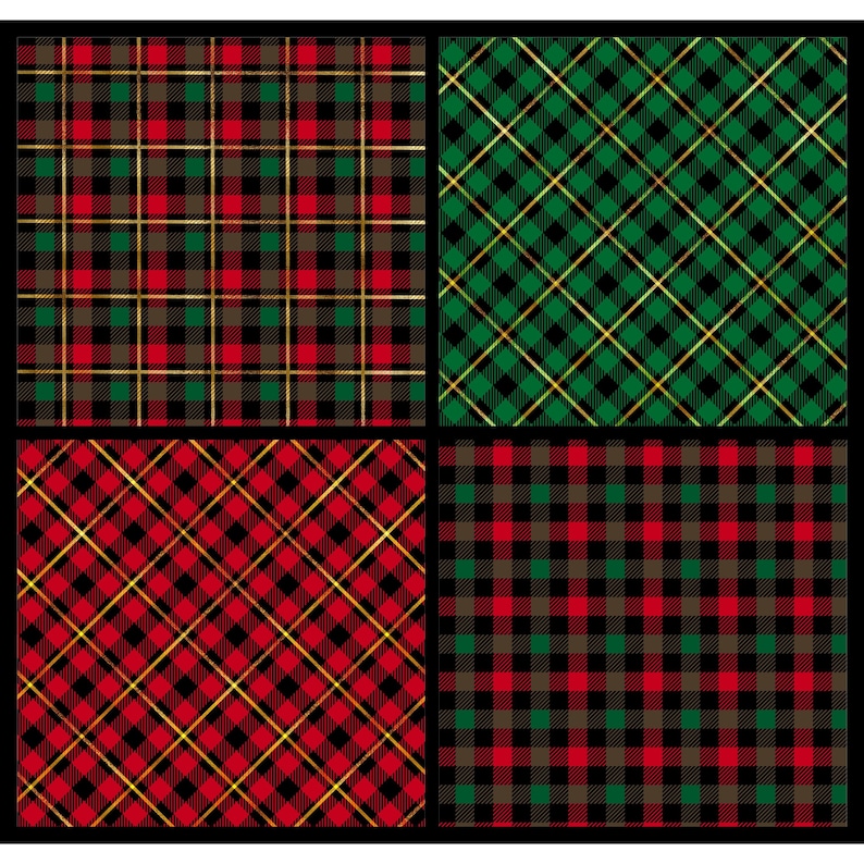 Christmas Plaid paper