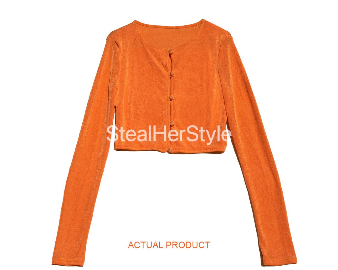 Y2K Cropped Hooded Cardi - XS/S main image 1