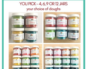 Custom Pack of Scented Play Dough (4.5 oz) - You Pick the Quantity and Type - Homemade Scented Play Dough - Squishy Dough