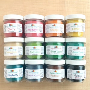 Scented Playdough Jar (4.5 oz), Non-toxic Sensory Dough, Eco-Friendly Christmas Gift for Kids, Stocking Stuffer, Educational Play Kit