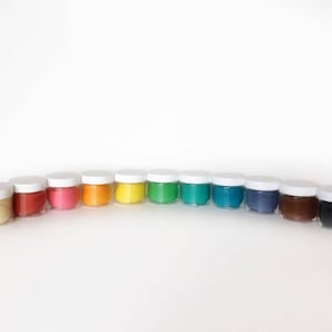 All the Squishy Doughs in 2 oz Jars - Rainbow Pack Scented Play Dough - Sensory Play - Toddler Gift - Natural Toy - Waldorf - Squishy Dough