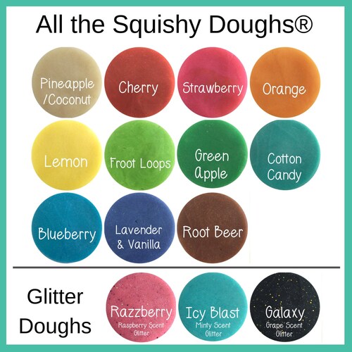 Play Dough Party Kit - Complete Kit for Play Dough Party with Favors, Scented Playdough, Dough Tools, shops and Play Mats - Customize