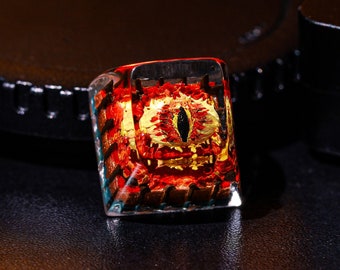 The RING of the dard lord keycap, The eye of the dark lord artisan keycaps The ring escape keycap, resin keycaps him Birthday gifts